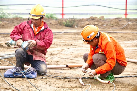 Tăng tốc thi công Cụm công nghiệp tại huyện miền núi Thái Nguyên