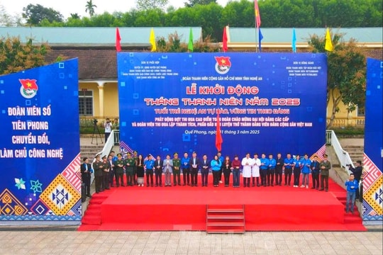 Nghệ An khởi động Tháng Thanh niên 2025