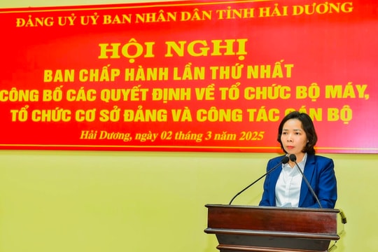 Nhiều lãnh đạo sở, ngành ở Hải Dương kiêm nhiệm thêm chức vụ sau tinh gọn