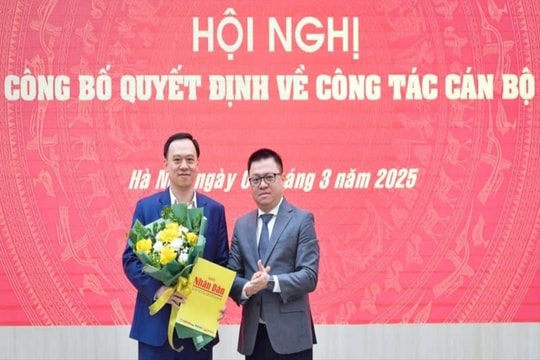 Báo Nhân Dân công bố các quyết định về công tác cán bộ