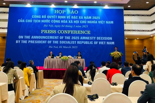 Công bố Quyết định đặc xá năm 2025 của Chủ tịch nước