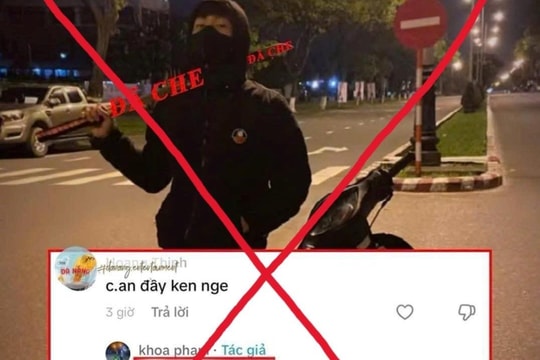 Thanh niên cầm kiếm quay clip đăng Tiktok