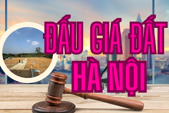 Tháng 3, quận huyện nào ở Hà Nội đấu giá đất?