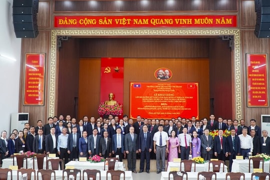 Bồi dưỡng kỹ năng lãnh đạo, quản lý cho 60 học viên các tỉnh Nam Trung Lào