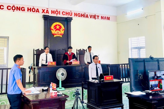 Xét xử trực tuyến 3 bị cáo trong vụ án ma túy