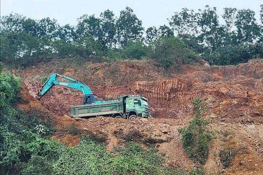 Thanh Hóa: Cho phép 2 doanh nghiệp khai thác khoáng sản làm vật liệu san lấp