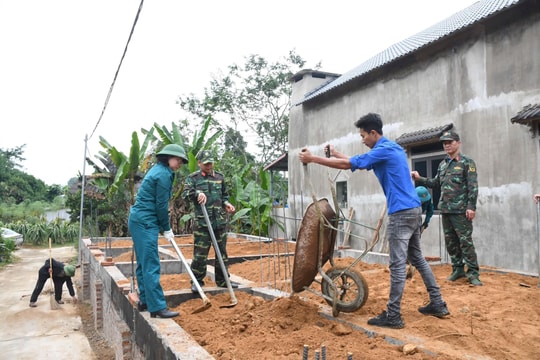 Bộ Quốc phòng hỗ trợ xây dựng 500 căn nhà cho hộ nghèo tại Tuyên Quang