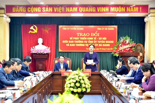 Tăng cường hợp tác giữa 2 tỉnh Tuyên Quang và Hà Giang