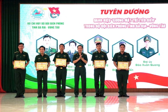 Tuyên dương Gương mặt trẻ tiêu biểu BĐBP tỉnh Bà Rịa – Vũng Tàu