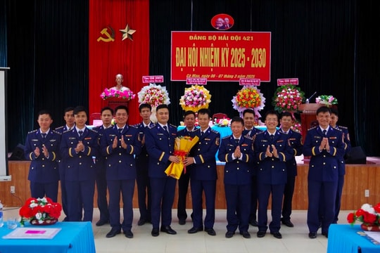 Đảng bộ Hải đội 421 tổ chức thành công Đại hội nhiệm kỳ 2025-2030