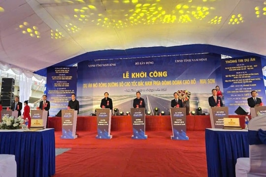 Khởi công Dự án mở rộng đường cao tốc phía Đông đoạn Cao Bồ - Mai Sơn