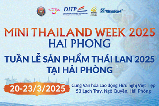 Tuần lễ sản phẩm Thái Lan 2025 diễn ra trong 4 ngày