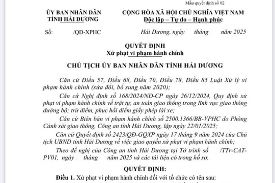 Vi phạm môi trường, Công ty CP Dịch vụ Thái Bình Dương bị phạt 320 triệu đồng