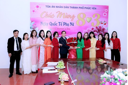 TAND TP. Phúc Yên tổ chức kỷ niệm Ngày Quốc tế Phụ nữ 8/3