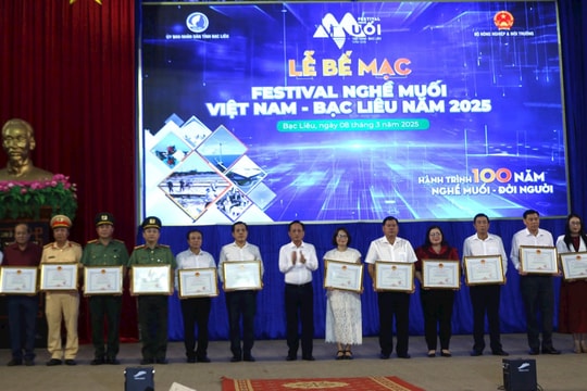 Bế mạc Festival Muối Việt Nam-Bạc Liêu năm 2025