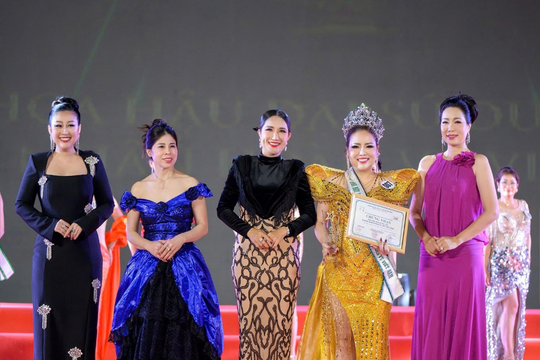 Nguyễn Thụy Lê Thùy là Hoa hậu đại sứ Doanh nhân Hoàn vũ Việt Nam