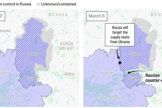Nga khép chặt vòng vây ở Kursk, quân đội Ukraine nguy khốn