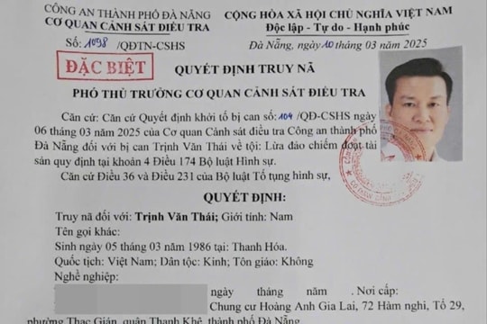 Truy nã đặc biệt đối tượng liên quan đường dây lừa đảo của Mr Pips