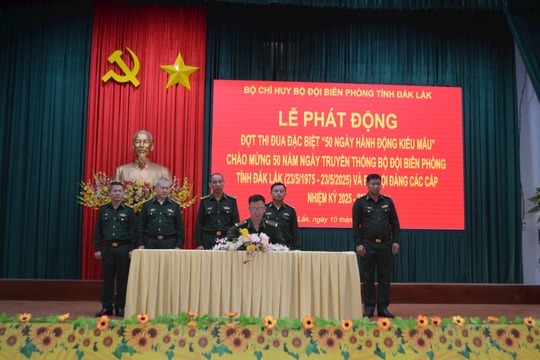 Đắk Lắk: Phát động thi đua “50 ngày hành động kiểu mẫu”