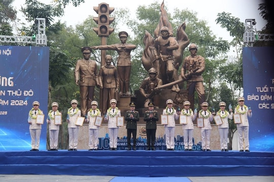 Tuyên dương gương mặt trẻ Công an Thủ đô 2024