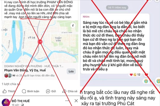 Đăng thông tin sai sự thật, 3 đối tượng bị xử phạt