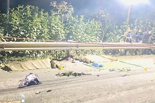 Hà Tĩnh: Hai học sinh lớp 9 tử vong tại chỗ sau va chạm với xe đầu kéo