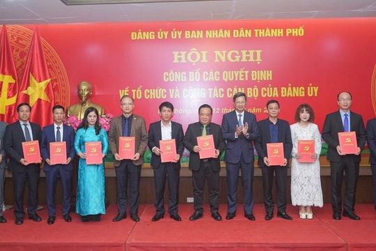 Đảng ủy UBND TP. Hải Phòng kiện toàn tổ chức bộ máy, công tác cán bộ