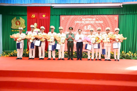 Công an tỉnh Sóc Trăng kiện toàn tổ chức bộ máy