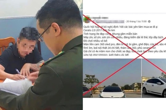 Tung tin giả “sẽ bỏ Nghị định 168” nhằm tăng tương tác để… bán ô tô