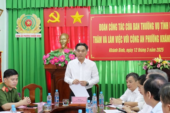 Bình Dương: Đảm bảo nhân lực để công an cấp phường thực hiện tốt nhiệm vụ mới