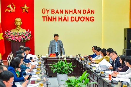 Đoàn giám sát của Ủy ban thường vụ Quốc hội làm việc với tỉnh Hải Dương