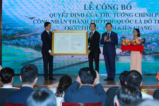 Phú Quốc được công nhận là đô thị loại I