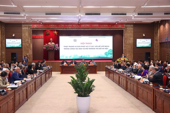 Nhận diện các vấn đề môi trường cấp bách của Thủ đô Hà Nội