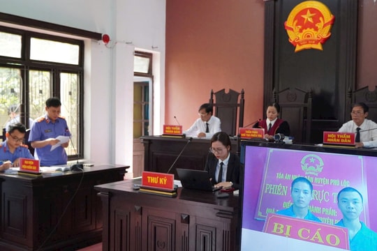 Phiên tòa trực tuyến xét xử hai thanh niên mua bán, tàng trữ ma túy