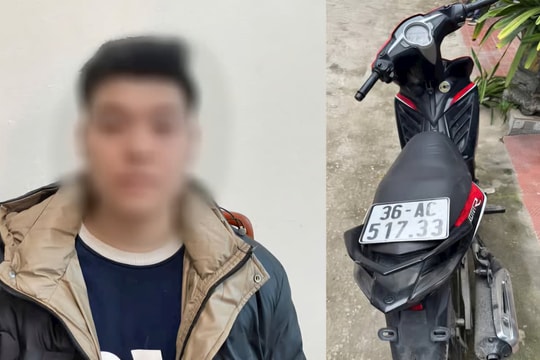 Trộm xe máy bán lấy tiền chơi điện tử