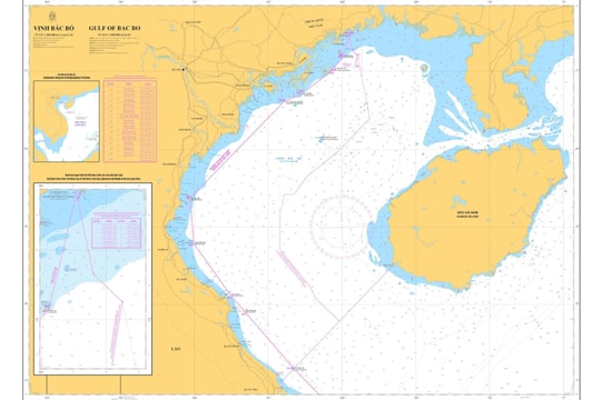 Việt Nam lưu chiểu tại Liên hợp quốc hải đồ và tọa độ đường cơ sở tại Vịnh Bắc Bộ