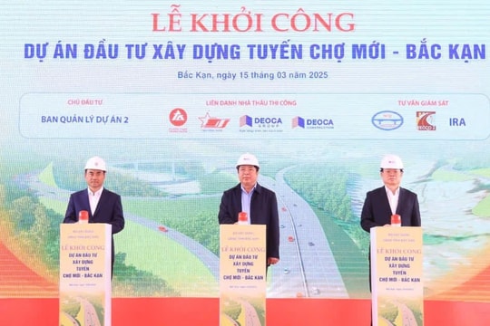 Cao tốc 5.750 tỷ đồng Chợ Mới - Bắc Kạn chính thức khởi công