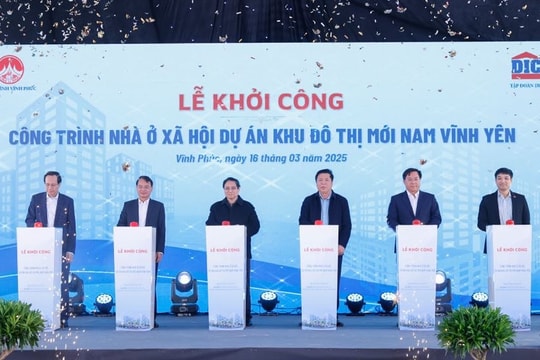 Thủ tướng dự khởi công dự án nhà ở xã hội 7.000 tỷ đồng tại Vĩnh Phúc