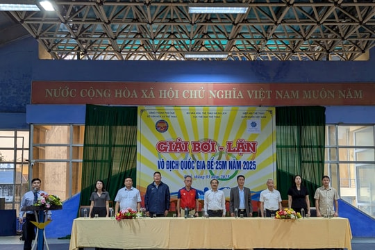 Khai mạc Giải bơi - lặn vô địch Quốc gia bể 25m năm 2025