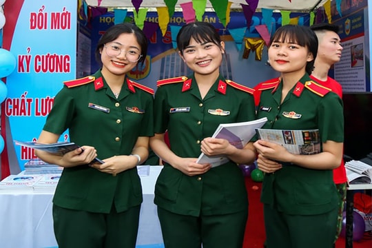 Các trường quân đội dự kiến sơ tuyển từ 25/3