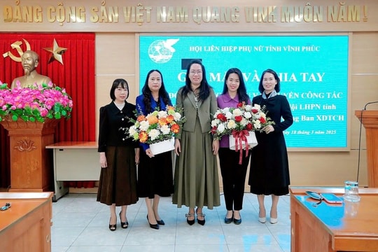 Hội LHPN tỉnh Vĩnh Phúc gặp mặt cán bộ biệt phái và nghỉ hưu