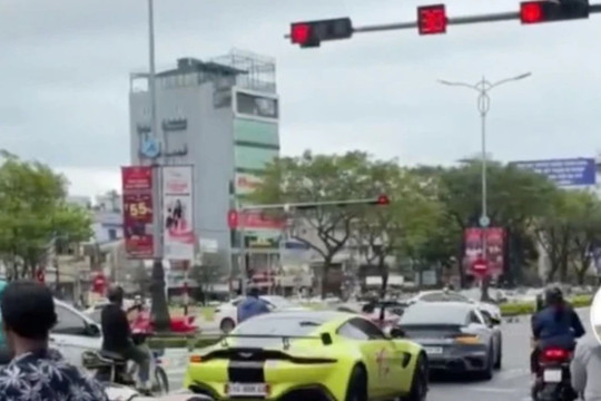 Đà Nẵng: Chủ dàn siêu xe bị xử phạt 167 triệu đồng về hành vi vượt đèn đỏ