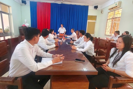 TAND tỉnh An Giang kiểm tra nghiệp vụ đối với TAND cấp huyện