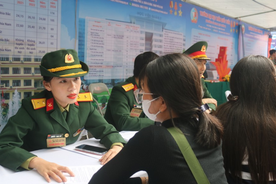 Chỉ tiêu tuyển sinh của 20 trường khối quân sự năm 2025