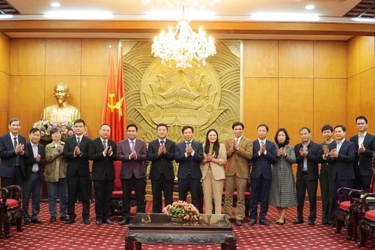 Lãnh đạo tỉnh Thái Bình tiếp và làm việc với đoàn công tác chính quyền huyện Hà Khẩu (Trung Quốc)