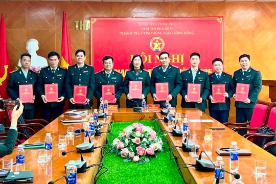 Thanh tra 9 tỉnh Đồng bằng sông Hồng ký kết giao ước thi đua năm 2025