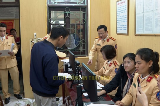 Thái Bình: Các điểm tiếp nhận đổi, cấp lại giấy phép lái xe