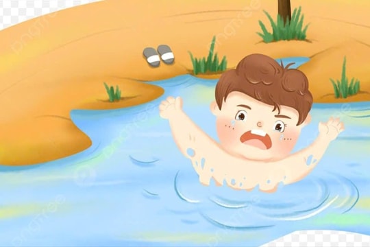 Đi tắm suối cùng bạn, cháu bé đuối nước thương tâm