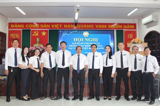 TAND huyện Bình Chánh tập huấn ứng dụng công nghệ AI trong hoạt động tố tụng