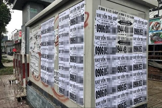 Tín dụng đen rải tờ rơi “bủa vây” người tiêu dùng